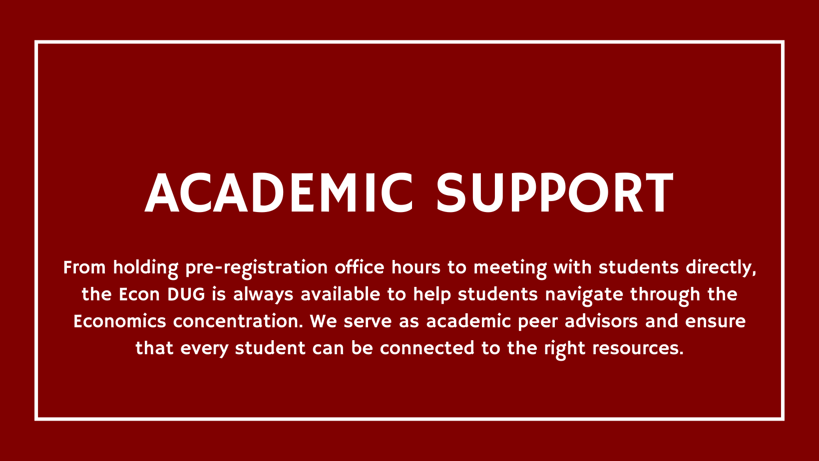 Academic Support